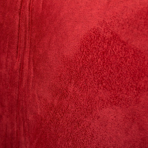 Taburete Puff Suede +, sin relleno, 140 cm de diámetro x 50 cm, color rojo