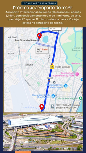 Apatamento 73m2 - Imbiribeira A 500m Da Lagoa Do Araçá E Da Nova Ponte Com A Av. Recife