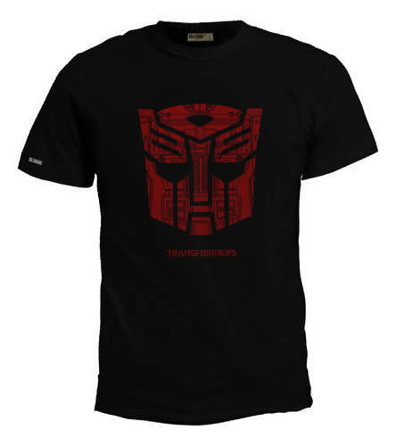 Camiseta Estampada Transformers Mascara Roja Hombre Bto  