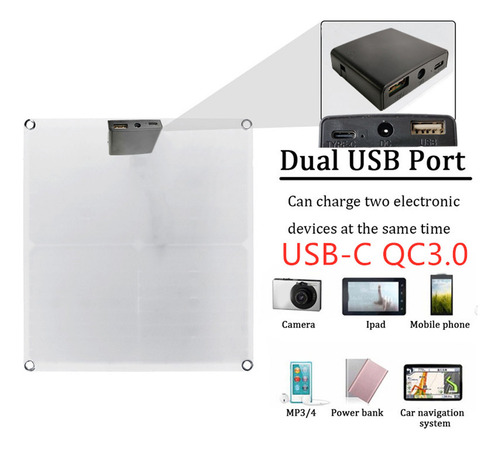Sistema De Panel Solar 200w 12v Kit Portátil Monocristalino