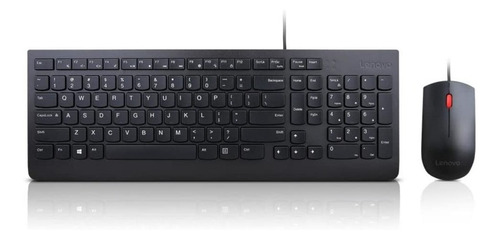 Kit Teclado Y Mouse Lenovo Essential Wired Keyboard 