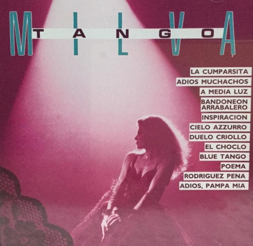 Milva Cd Tango 1968 Versiones Originales M&m 1992 Nuevo 