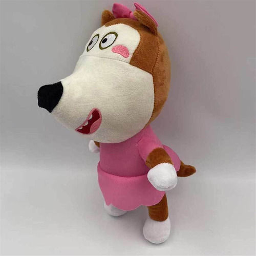 Muñeco De Peluche Infantil Wolfoo Rosa