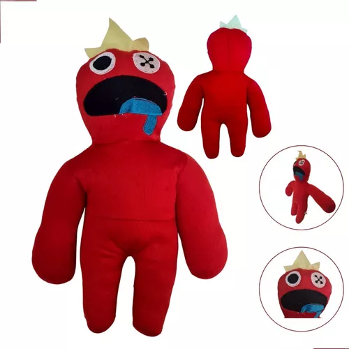 Pelúcia Boneco Babão Rainbow Friends Jogo Roblox Vermelho