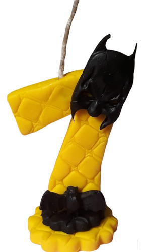 Vela Batman 7 Anos Biscuit