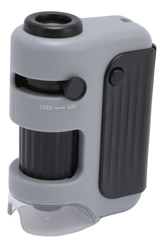 Microscopio Led 120x Portátil Educativo Para