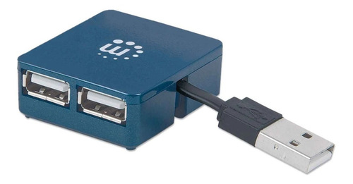  Hub Usb Portable 4 Puertos - Hi-speed - Manhattan- 160605