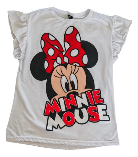 Conjunto Ropa Para Niña Estampado De Minnie Mouse Blanco 12