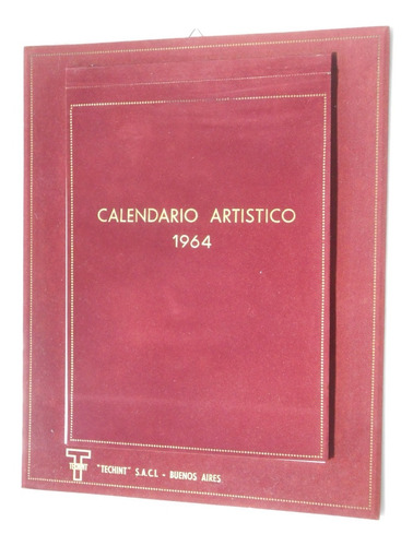 Calendario Artístico Techint 1964 Pintura Europea De 1700