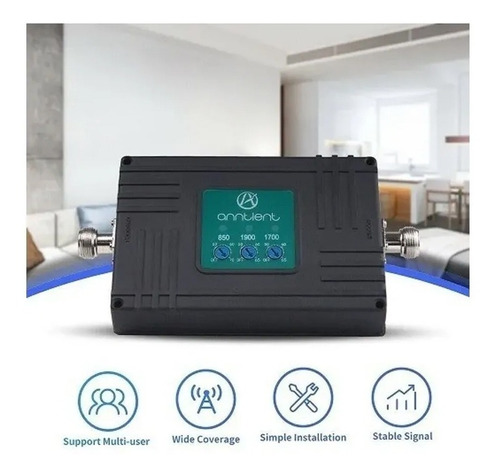Imagen 4 de 5 de Amplificador Señal Celular 3g 4g 850/1900/2100mhz Movi Claro