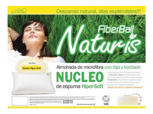 Almohada Fiberball Naturis 70x45