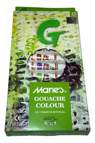 Goache Pintura 12 Colores