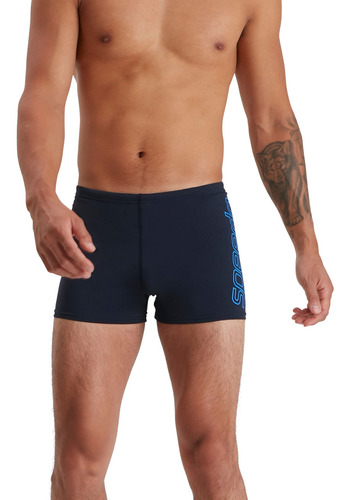 Pantaloneta De Baño Boom Logo Placement Aquashort Azul-38 Sp