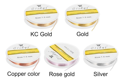 Meccanixity Alambre De Cobre Calibre 18 Para Hacer Joyas, 3