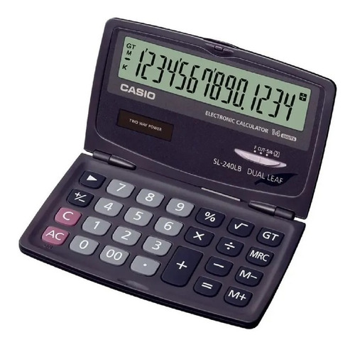 Calculadora Bolsillo Plegable Casio Sl-240lb Digitos 14 