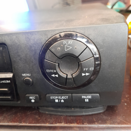 Imagem 7 de 10 de Videocassete Funcionando Com Controle Jvc Hr J453m 4 Cabeças