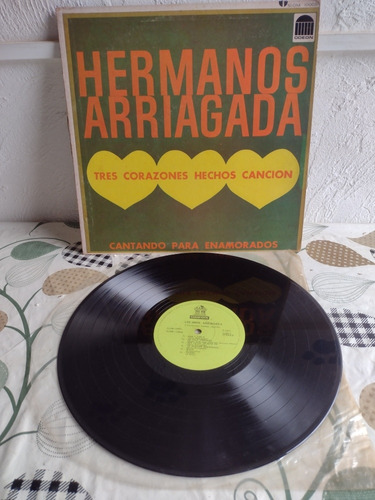 Hermanos Arriaga Tres Corazones Disco De Vinil Lp