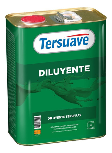 Diluyente Terspray Tersuave 1 L Dimensión Color Pinturerías