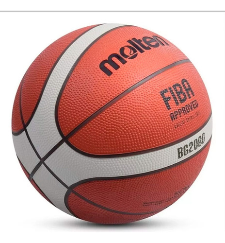 Pelota De Basket - Molten Oficial Nº5 Caucho Basquet Bg2000 