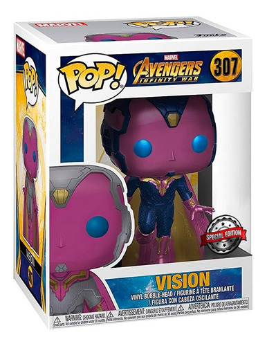 Funko Pop Vision 307 Avengers Infinity War - Gw041