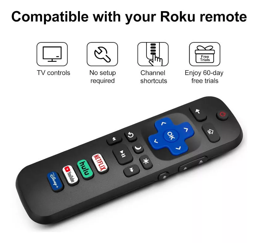 Segunda imagen para búsqueda de control remoto roku stick