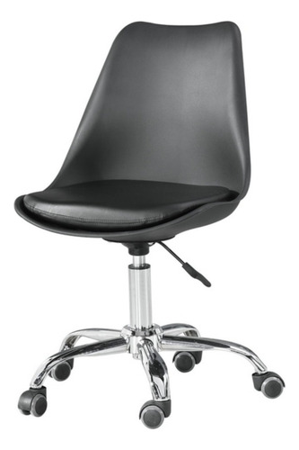 Imagen 4 de 4 de Silla Estudiantil Tulip Giratoria Para Oficina Con Cojín