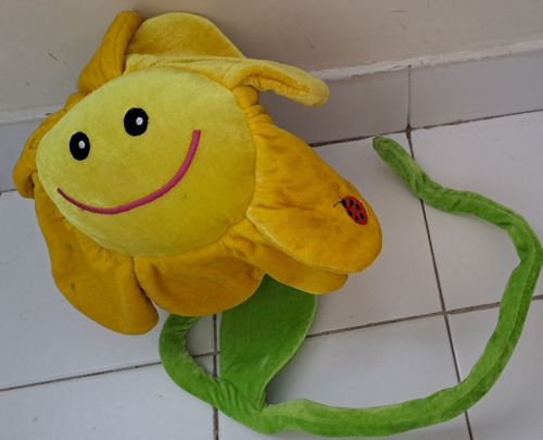 Flor De Peluche Con Palo Que Se Dobla, Divina