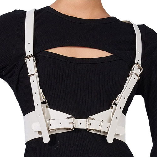 Cinturon De Cuero Bodiy-cinturones Punk Para Mujer, Cinturón