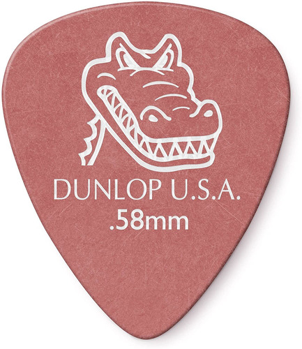 Dunlop 417r.58 Gator Grip, Rojo, 0.023 In, 72/bolsa