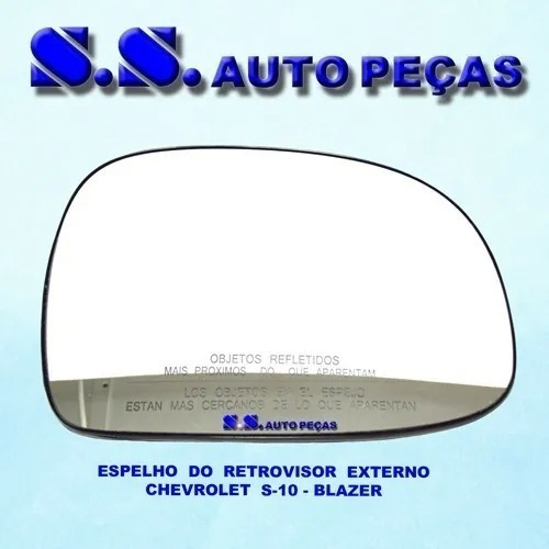 Motor S10 Motor Retrovisor S10 + Espelho S-10 Com A Base