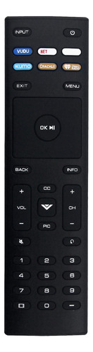 Reemplazo De Control Remoto Xrt136 Para Vizio D24f-f1 D32ff