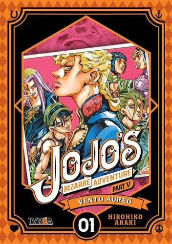 Manga, Jojo's Bizarre Adventure Part V - Vento Aureo Vol. 1