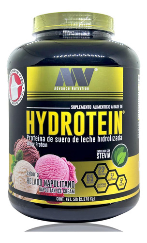 Hydrotein Napolitano 5 Lbs Advance Nutrition.