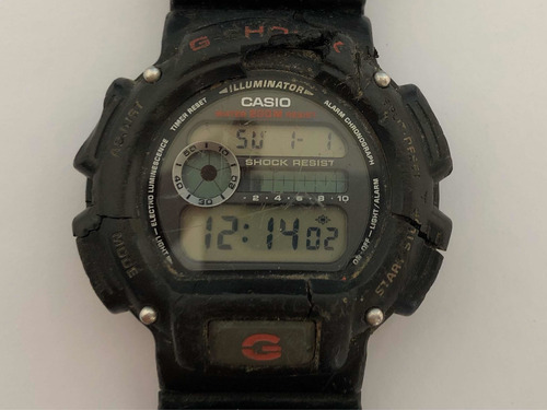 Casio G-shock Dw-9052 Somente Para Aproveit De Peças 0757