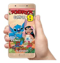 Comprar Invitaciones Digitales Personalizadas Lilo Y Stitch