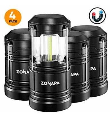 Linterna Led Zonapa Para Exteriores Con Base Magnética 4pack