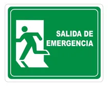 Comprar Señalamientos Seguridad Protección Civil Calibre 40 Color Salida Emergencia