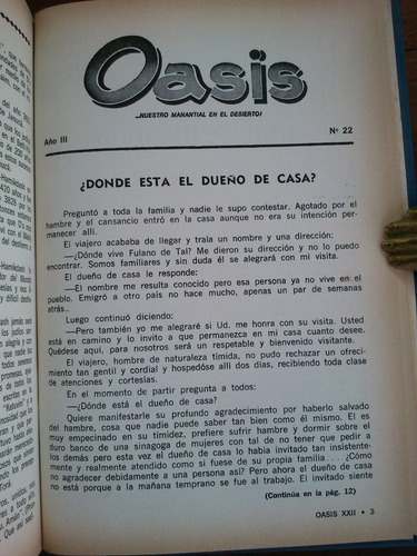 Imagen 2 de 6 de Revista Oasis Año 3 Organización Femenina Israelita Ortodoxa