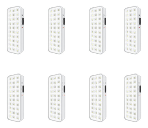 Pack 8 Luces De Emergencia Macroled 30 Leds Blancos 