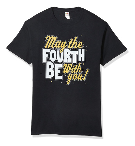 Star Wars - Camiseta Tipo 4 De Mayo Para Hombre, Color Negro