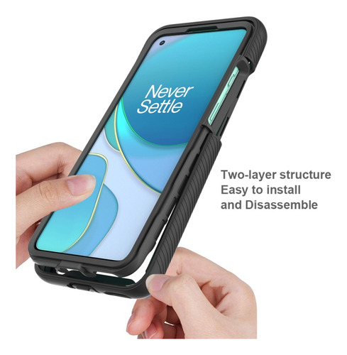 Capa Branca Para Oneplus 8t Pc + Tpu