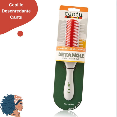 Cepillo Cantu Para  Cabello Rizado Detangle Easy Glide 