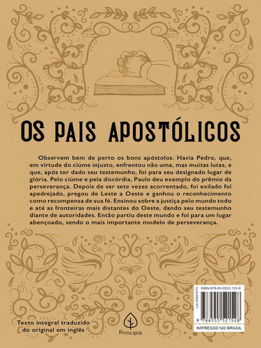 Os Pais Apostólicos, De Barber Lightfoot, Joseph. Editorial Principis, Tapa Mole En Português