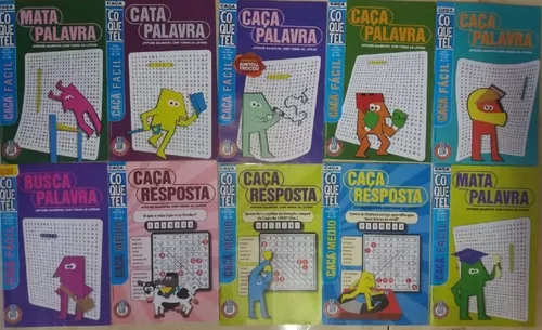 10 Revistas Coquetel Caça Palavras, Livro Nunca Usado 76103757