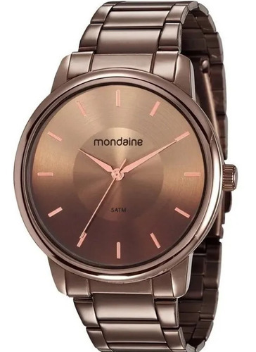 Relógio Mondaine Feminino Classic Casual Marrom Original