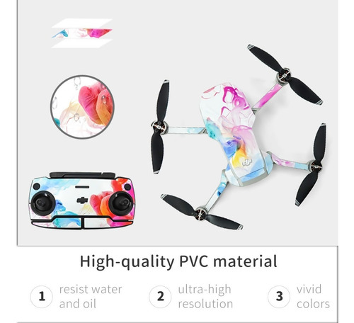 Compatible Con Dji Mavic Mini Drone Pegatinas Impermeables
