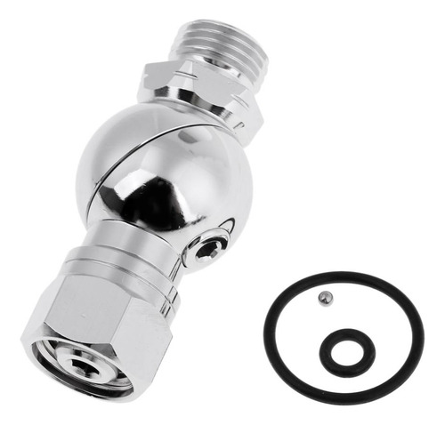 2 Piece De Conector De Manguera De Buceo Adaptador Giratorio