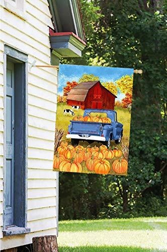Morigins Otoño Cosecha Granja Camion Otoño Calabaza Jardr