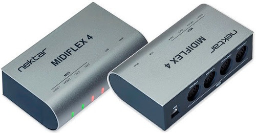 Interfaz de audio Midiflex 4 Nektar, tarjeta de sonido Midi USB, color negro, 110 V/220 V