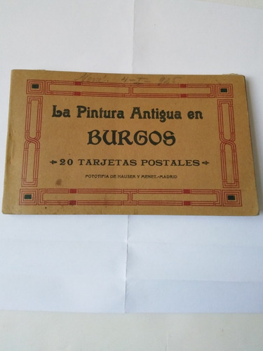 Postales Antiguas Coleccion   La Pintura Antigua En Burgos 